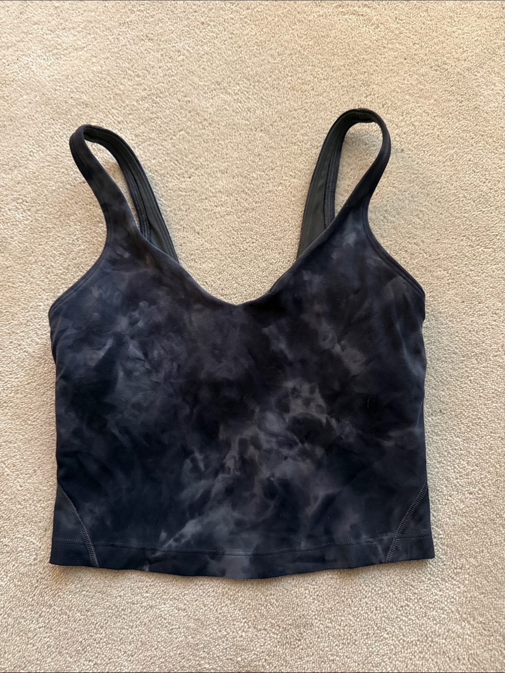 lululemon athletica black dye align tank